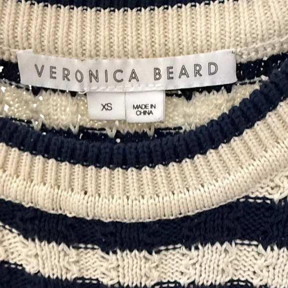 Veronica Beard Jerell knit tops stripes Tank Top size XS - Picture 7 of 7